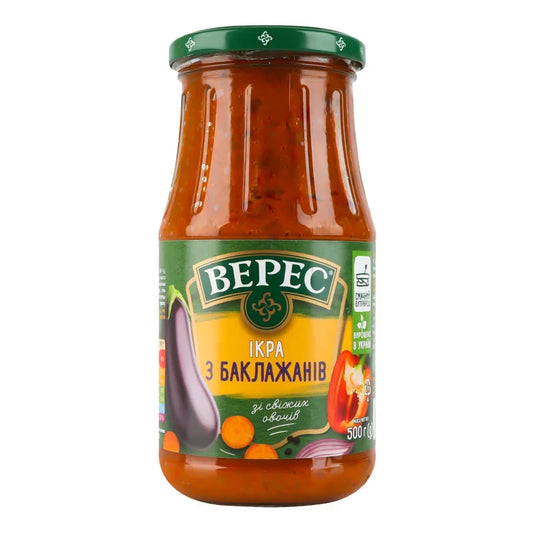 PASTA Z BAKŁAŻANÓW VERES 500g - Przetwory warzywne