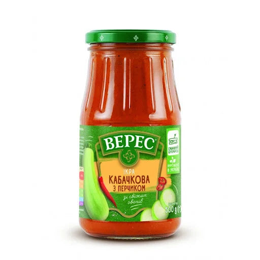 PASTA Z CUKINII Z PAPRYCZKĄ VERES 500g - Przetwory warzywne