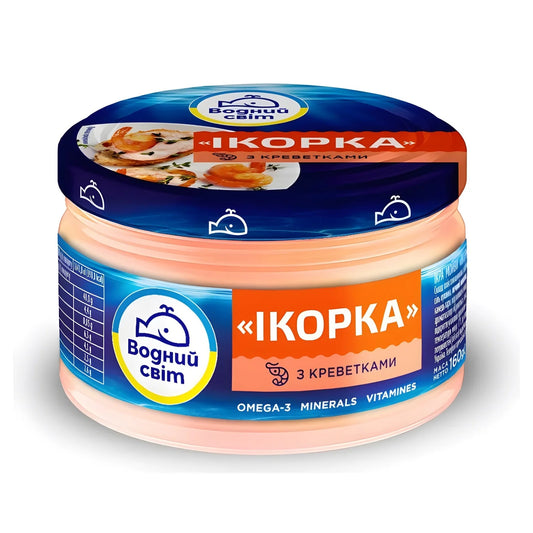 Pasta z kawiorem Krewetka Wodny Mir 160g