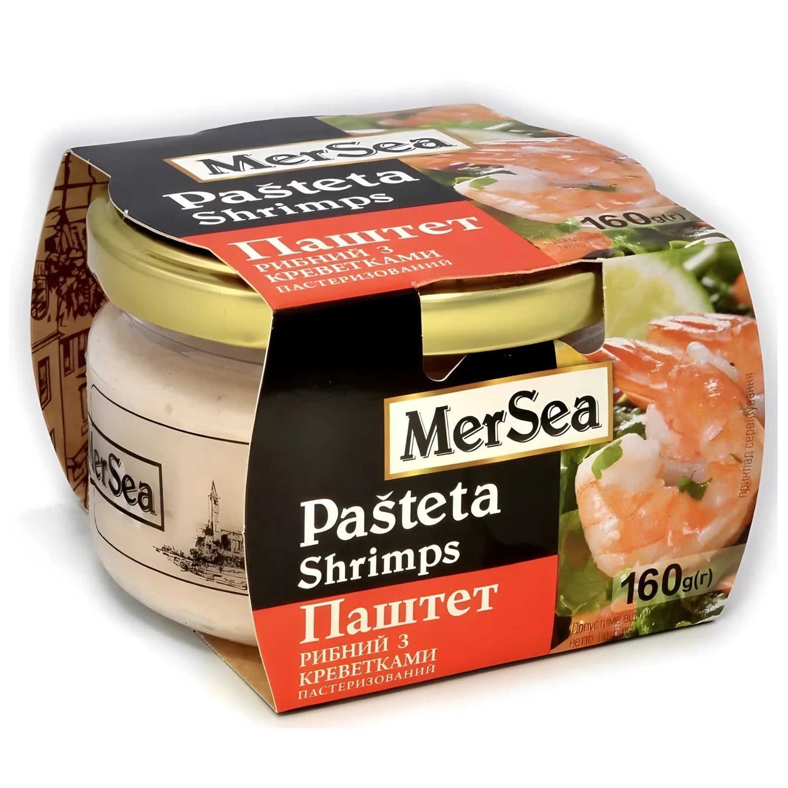 Pasztet rybny Krewetka Wodny Mir 160g