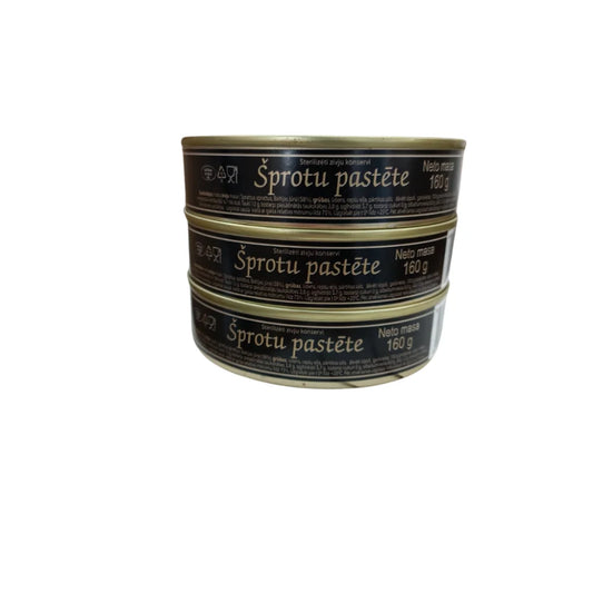 Pasztet ze szprotek Brivais Vilnis 160g - Konserwy z ryb