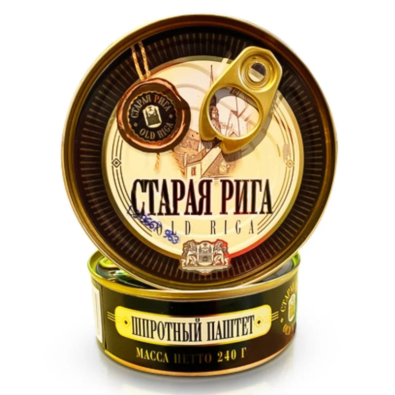 Pasztet ze szprotek Old Riga 240g - Konserwy z ryb