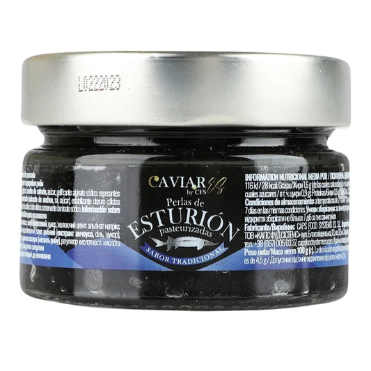Perełki ’CAVIARes’ o sm. kawioru z Jesiotrem 100g - Konserwy z ryb