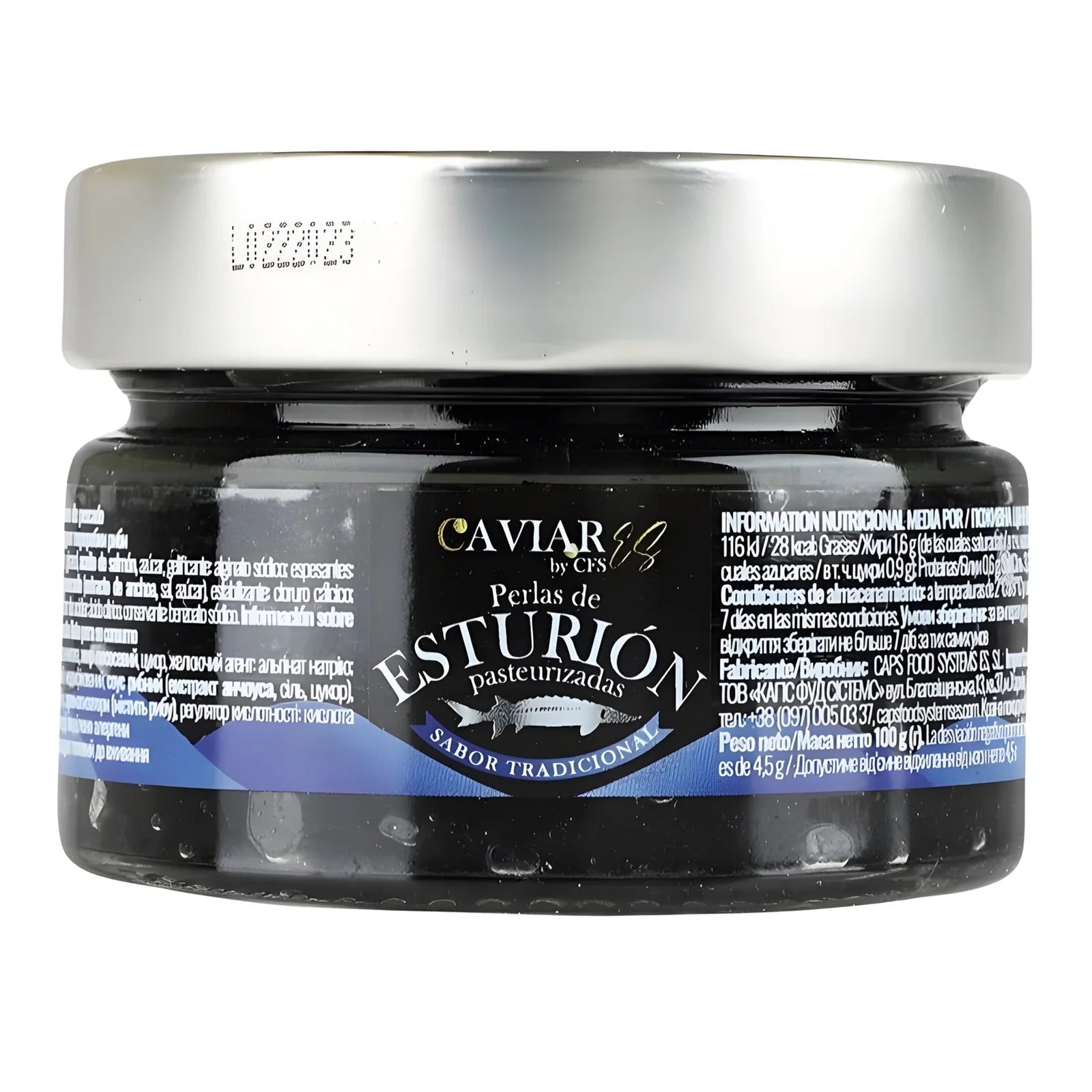 Perełki "CAVIARes" o sm. kawioru z Jesiotrem 100g