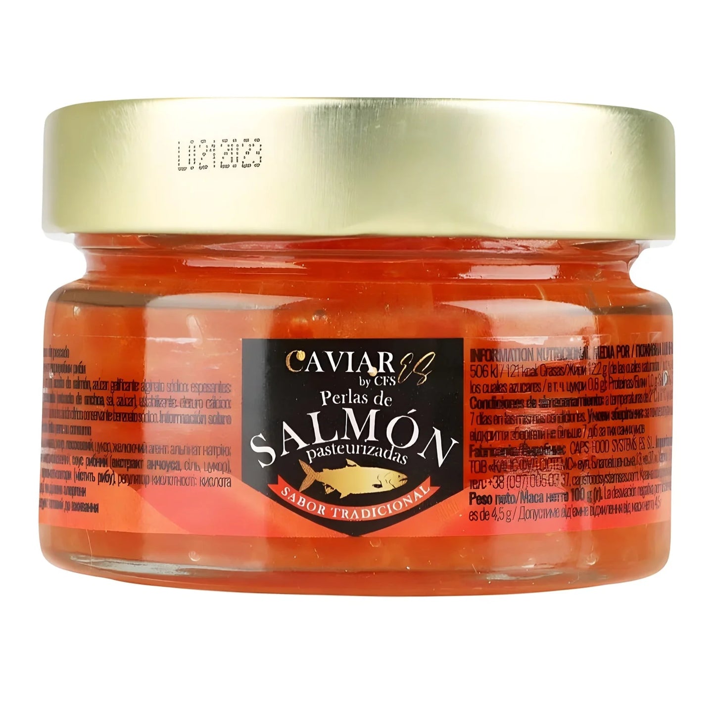 Perełki "CAVIARes" o sm. kawioru z Łososiem 100g