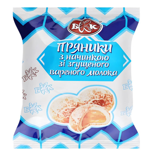 Пряники "З начинкою з вареного солодкого згущеного молока" 240 г