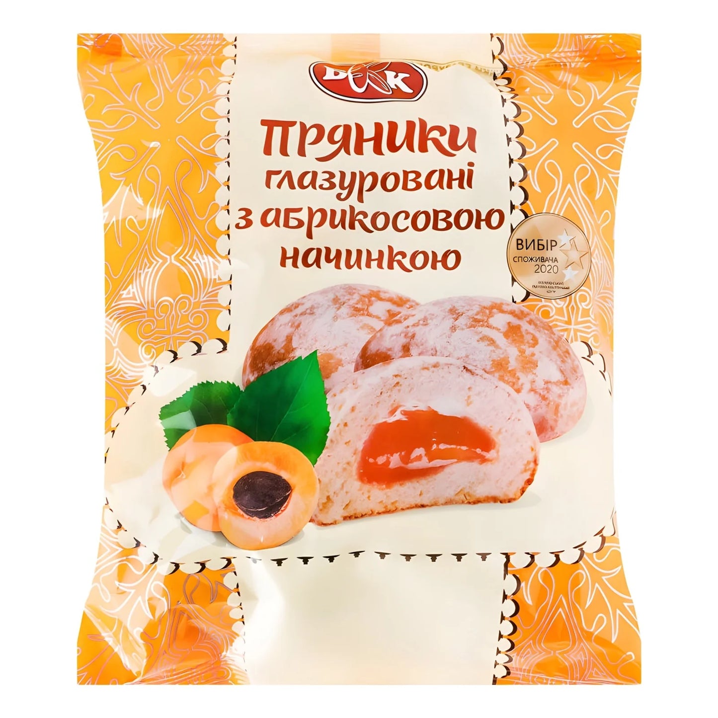 Pierniki "Z nadzieniem morelowym" 300g
