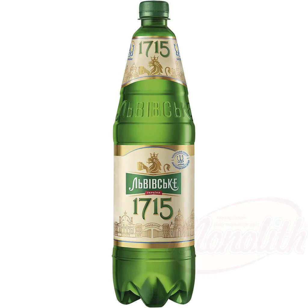 Piwo Lwowskie 1715 1,12 L PET — jasne piwo lager