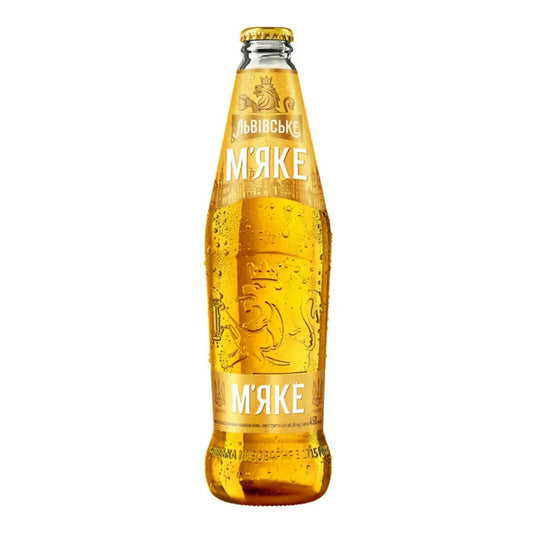 Piwo Lwowskie Miękkie 0,45L butelka