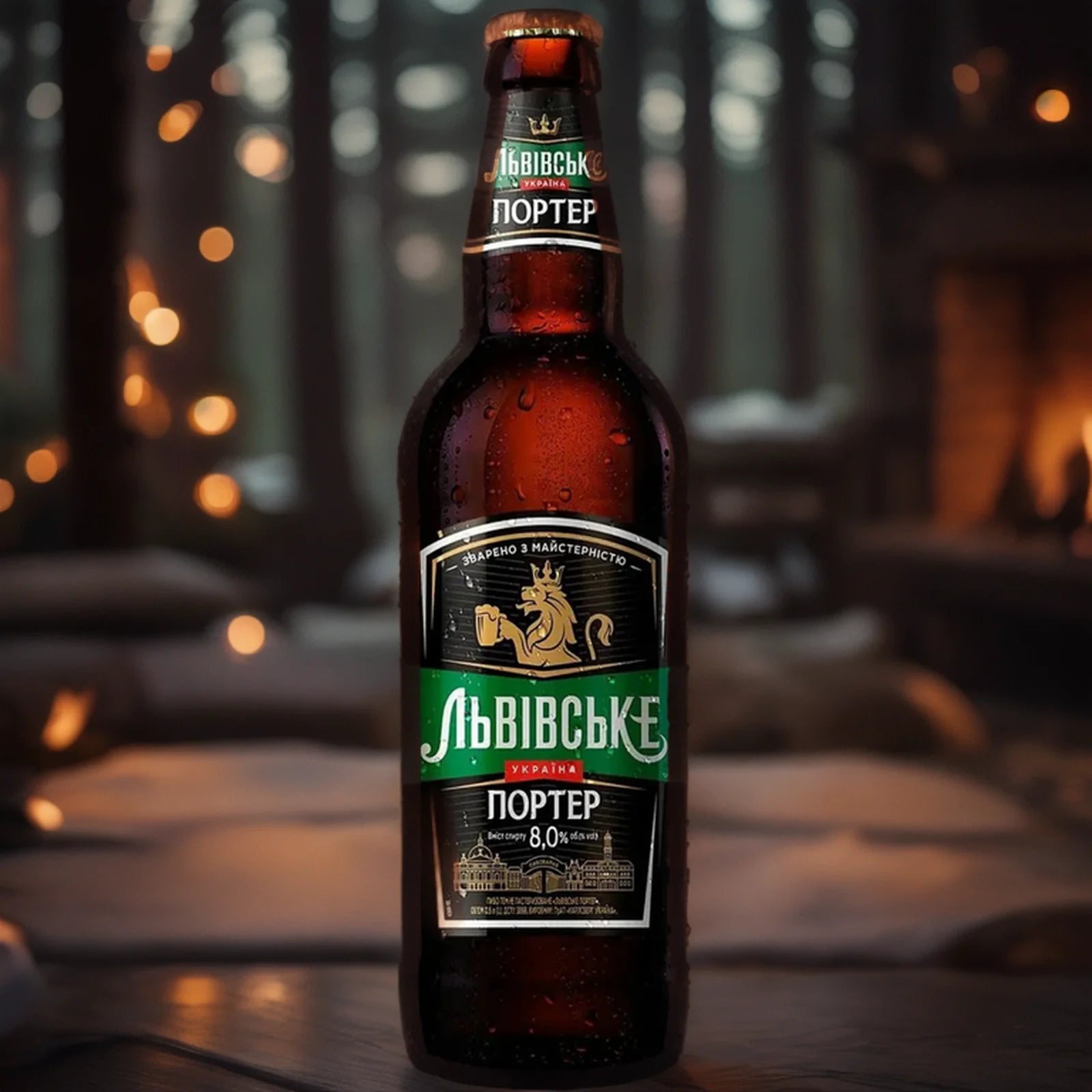 Пиво Lwowskie Porter 0,5 л пляшка