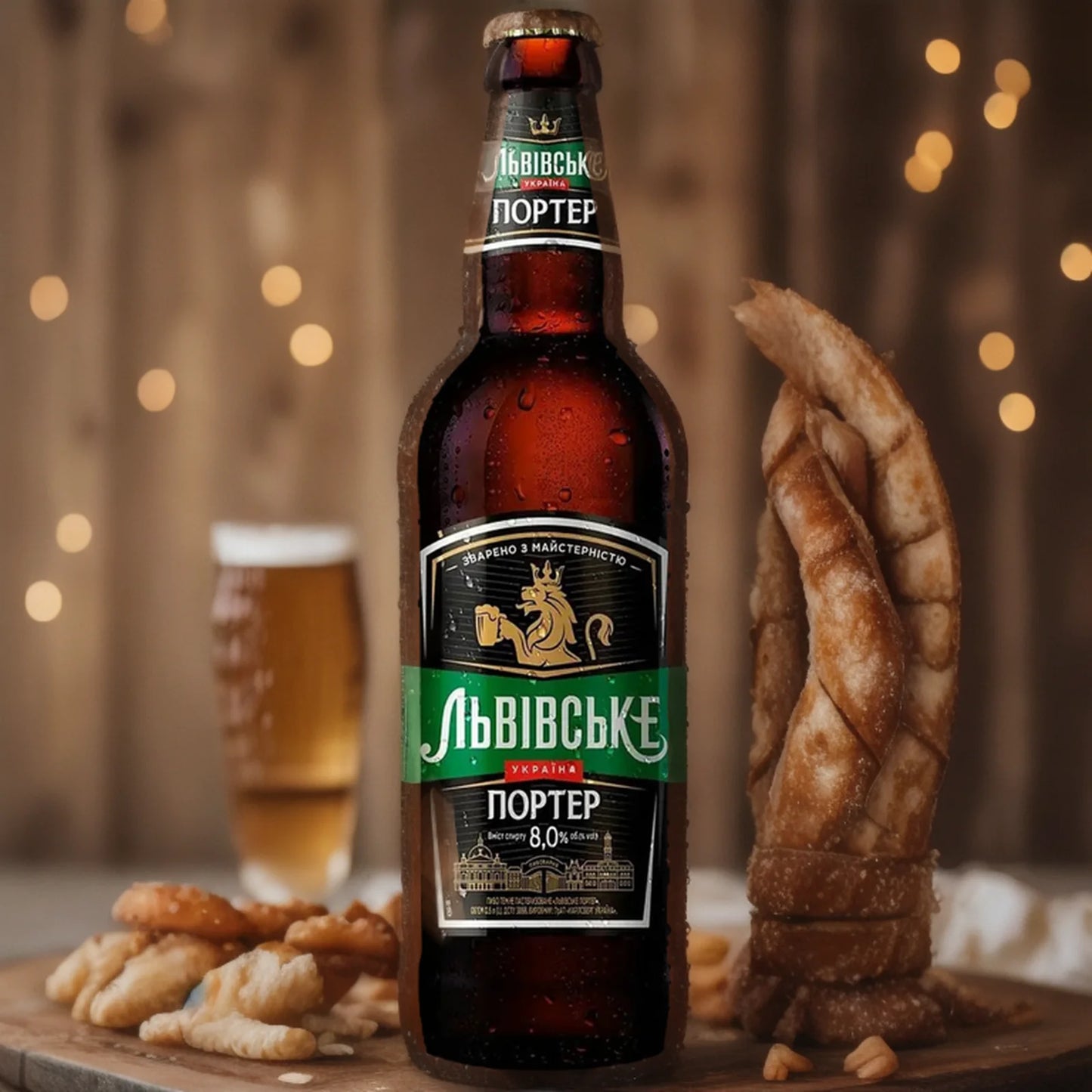 Пиво Lwowskie Porter 0,5 л пляшка