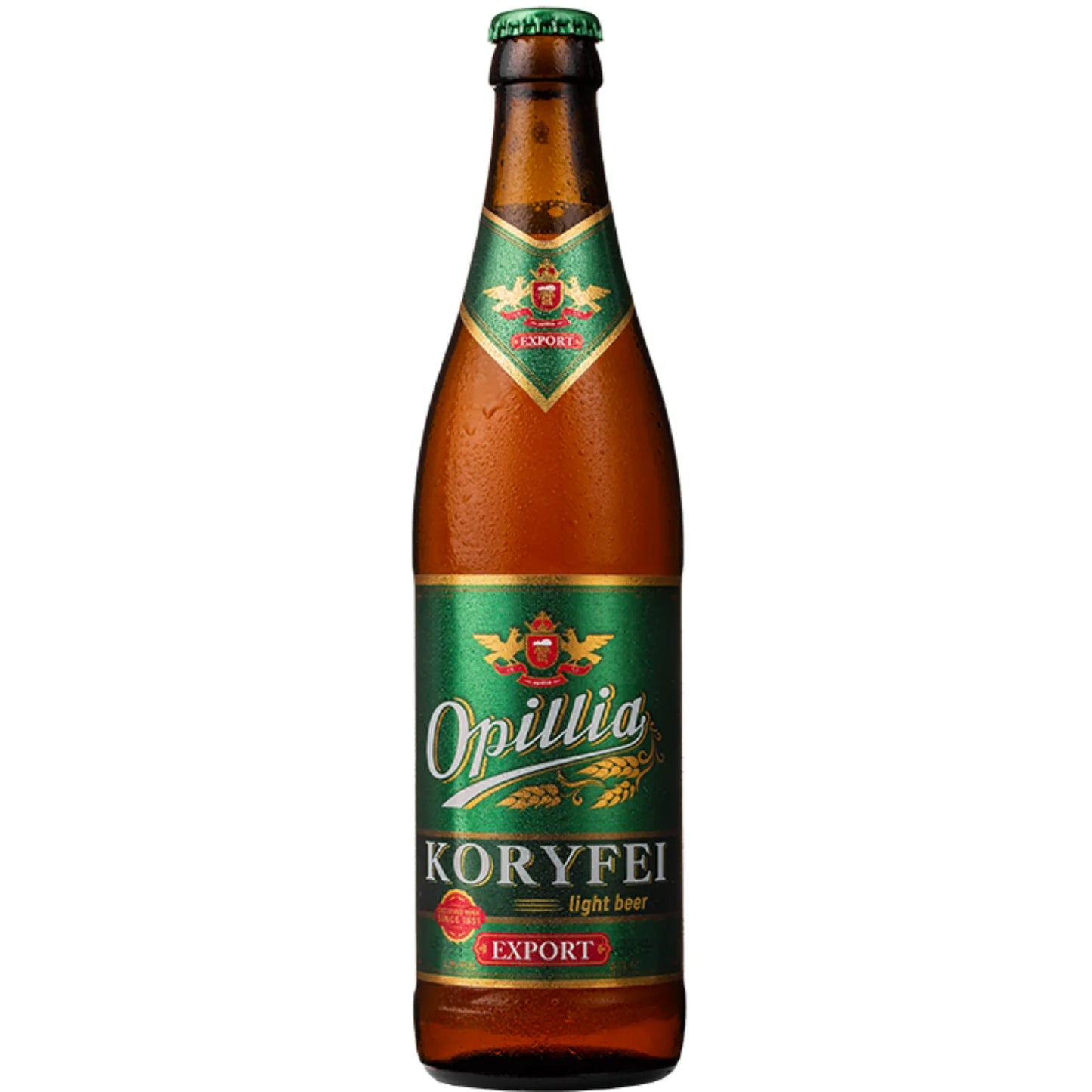 Piwo Opillia Export Koryfei 500ml - jasne piwo lager z Ukrainy