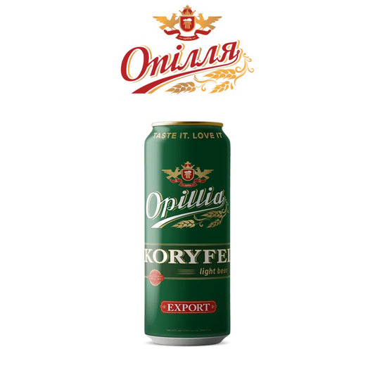 Piwo Opillia Export Koryfei lane — jasny lager 4,2%