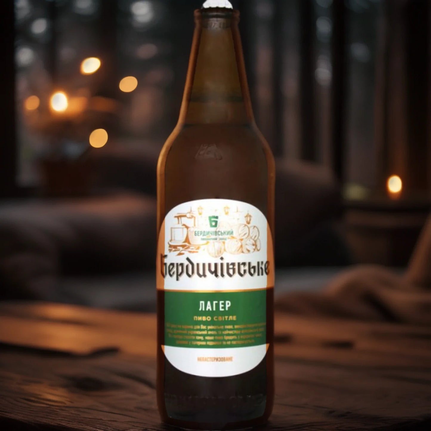 Пиво солодове Berdyczowskie Lager екстракт 11,2% 0,5 л