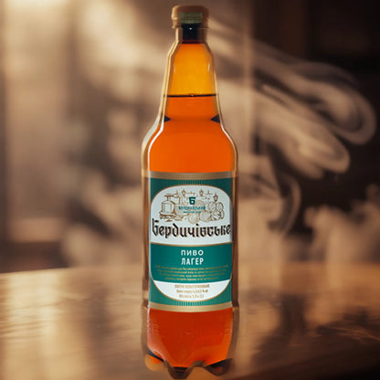 Piwo słodowe "Berdyczowskie LAGER" ekstrakt "plato" 11,2% 1L