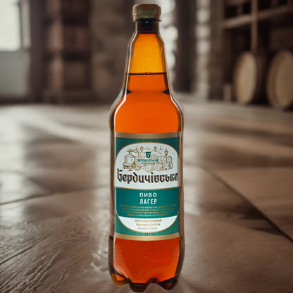 Piwo słodowe "Berdyczowskie LAGER" ekstrakt "plato" 11,2% 1L
