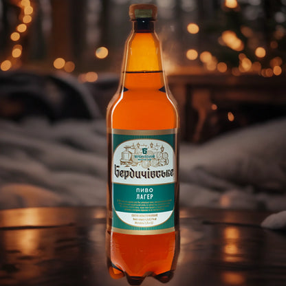 Piwo słodowe "Berdyczowskie LAGER" ekstrakt "plato" 11,2% 1L