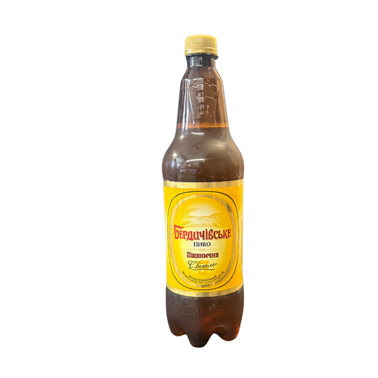 Piwo słodowe "Berdyczowskie Pszeniczne ekstrakt "plato" 12% 1L