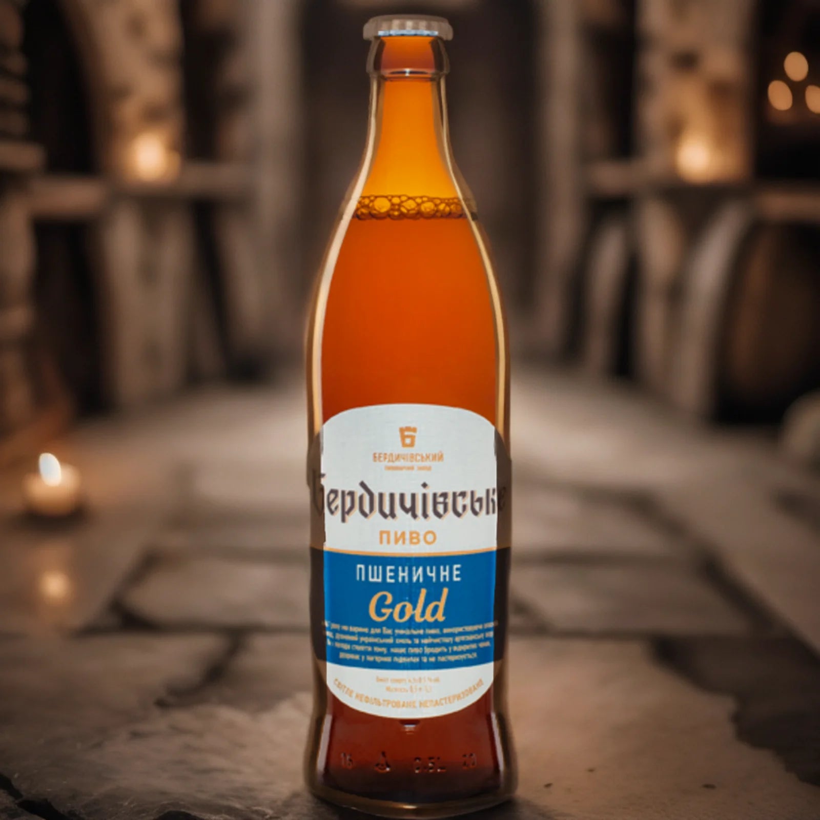 Пиво солодове Berdyczowskie Пшеничне GOLD 12% 0,5 л
