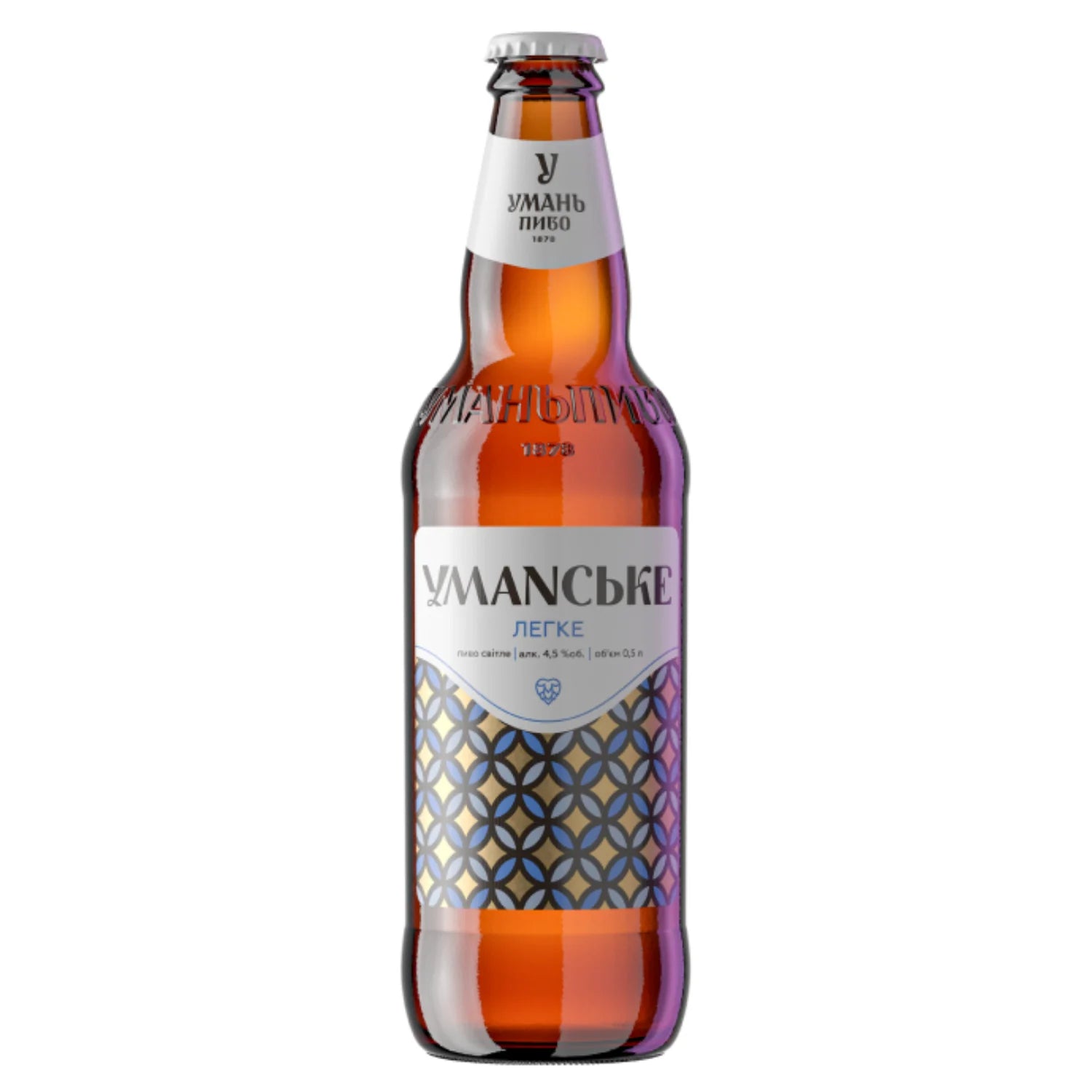 Piwo Umanpiwo Light 4,5% 0,5l — jasne piwo lager w butelce