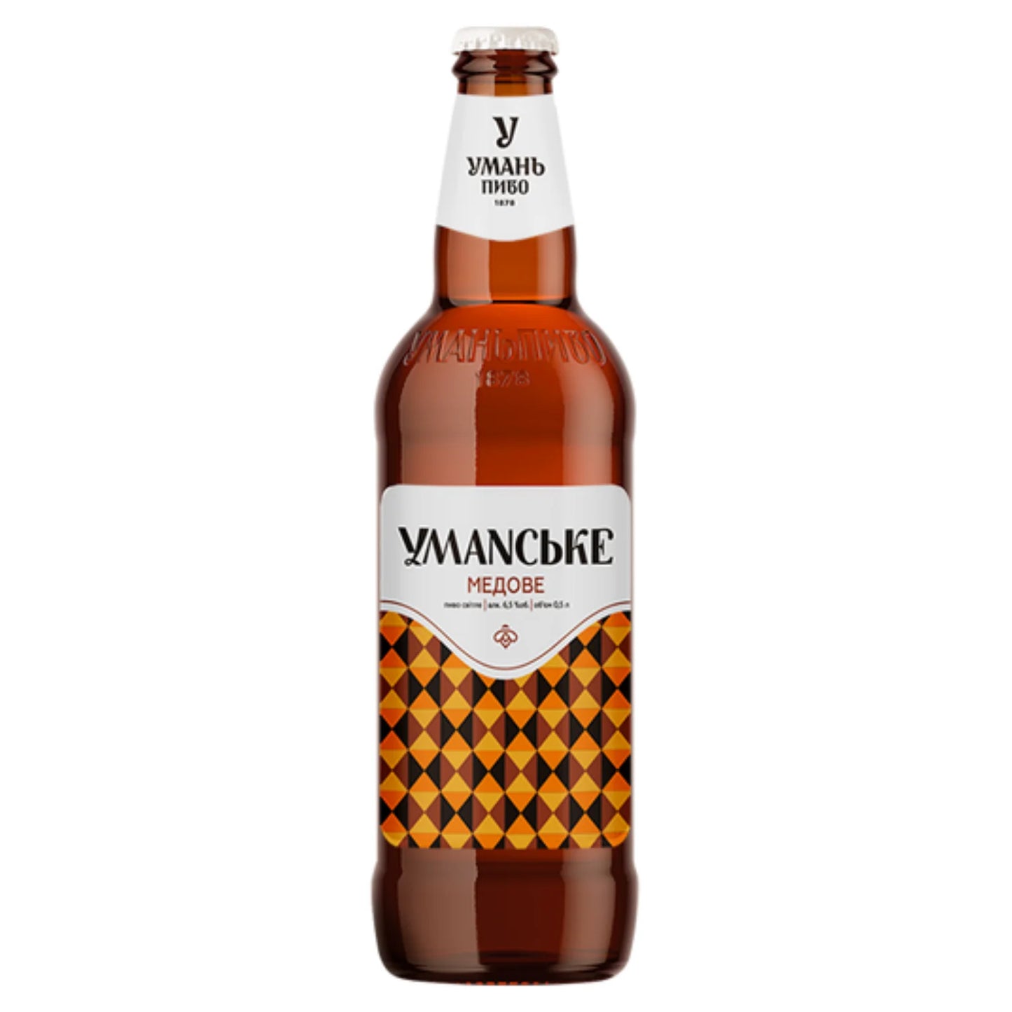 Piwo Umanpiwo Miodowe 6,5% 0,5l — piwo jasne miodowe w butelce