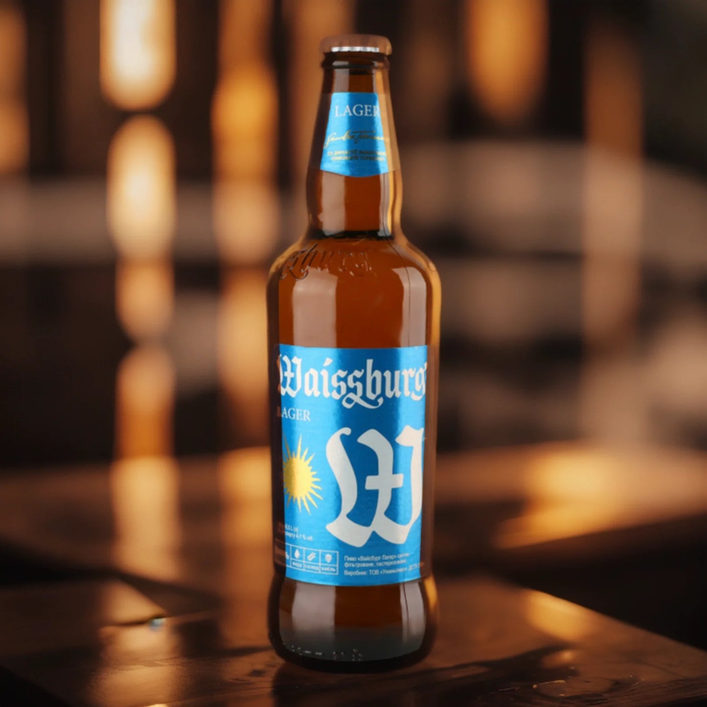 Пиво Уманпиво Waissburg Lager 4,7% 0,5л