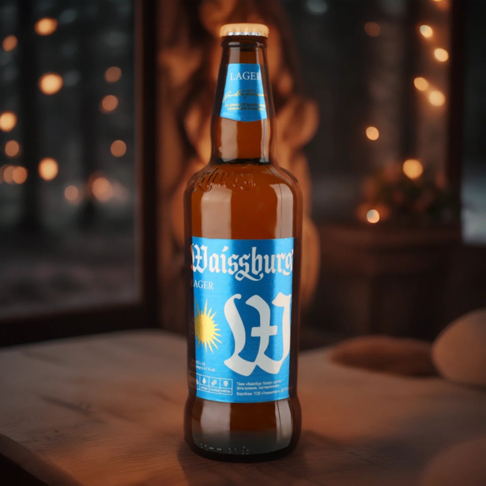 Пиво Уманпиво Waissburg Lager 4,7% 0,5л