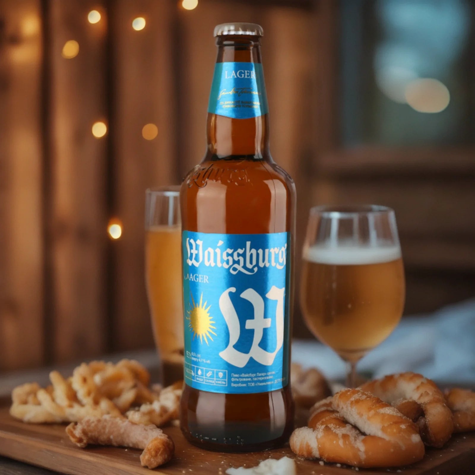 Пиво Уманпиво Waissburg Lager 4,7% 0,5л