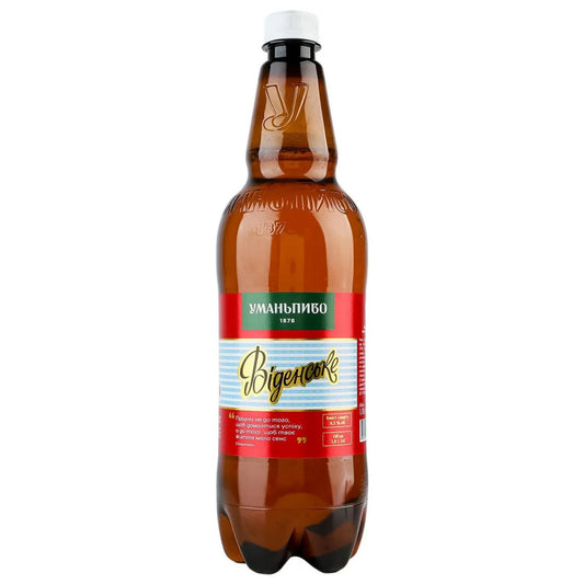 Piwo Umanpiwo Wiedeńskie (Żyguliwskie) jasne lager 4,5% butelka PET 1 l