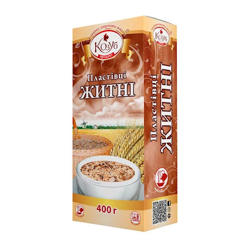 Płatki żytnie błyskawiczne 400g - Kaszy
