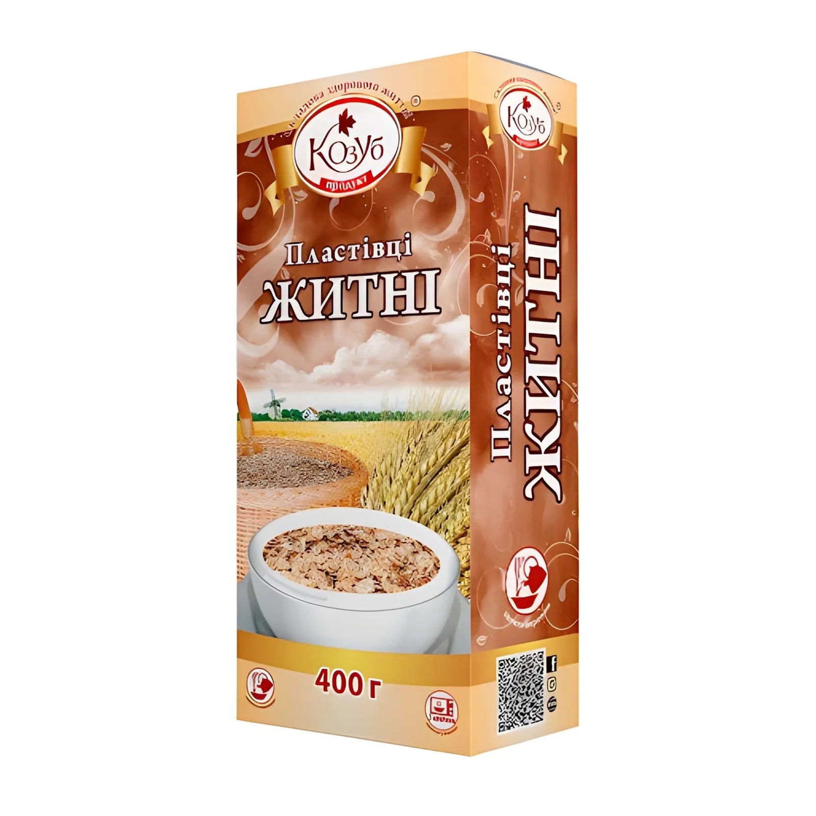 Płatki żytnie błyskawiczne 400g