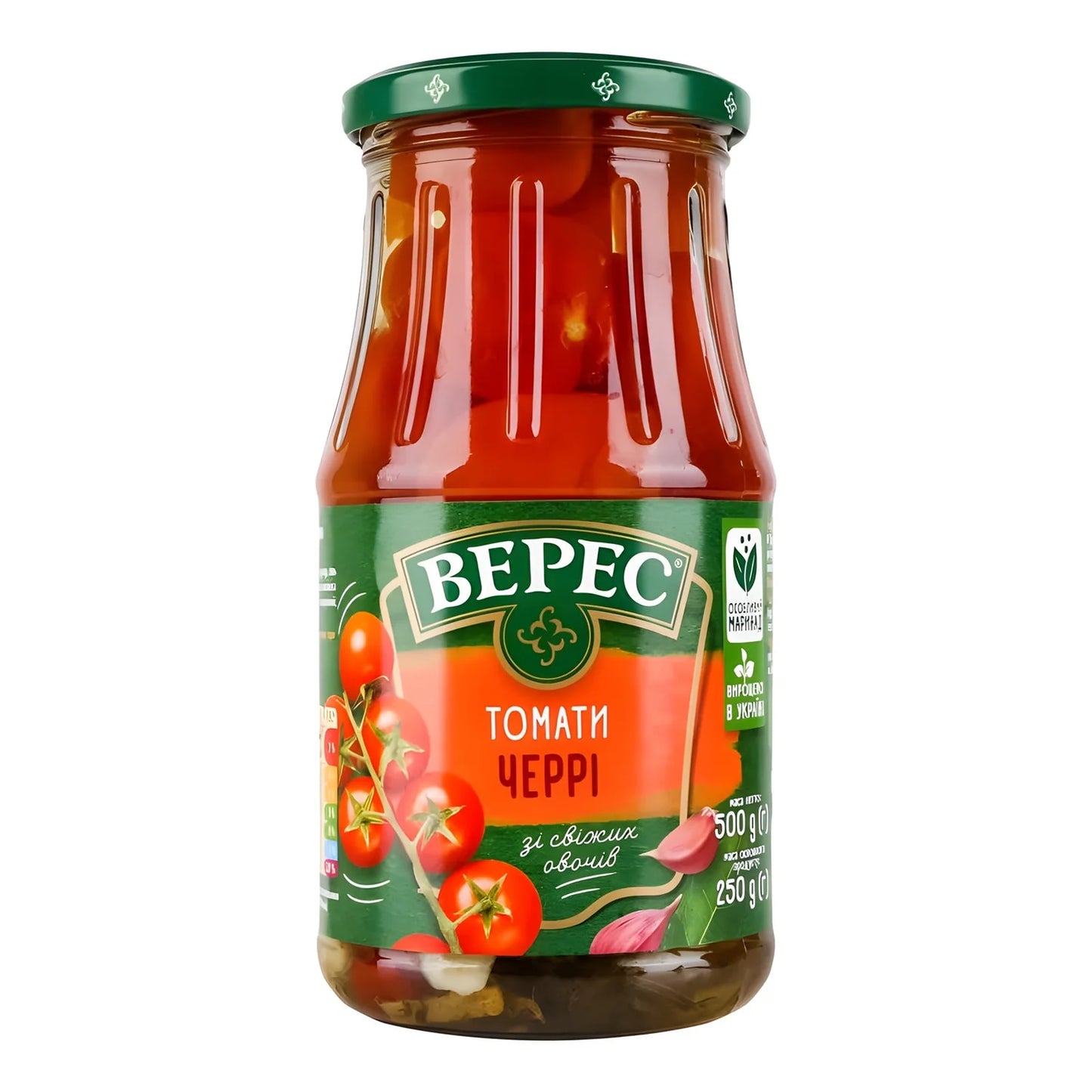 МАРИНОВАНІ ПОМІДОРИ ЧЕРІ ВЕРЕС 500 г
