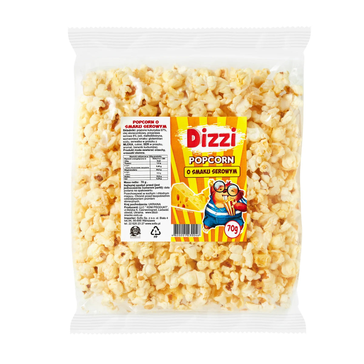 Popcorn Dizzi smak ser 70g