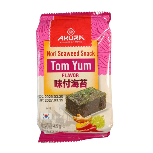 Przekąska nori o smaku tom yum 4,5 gr. - Chipsy