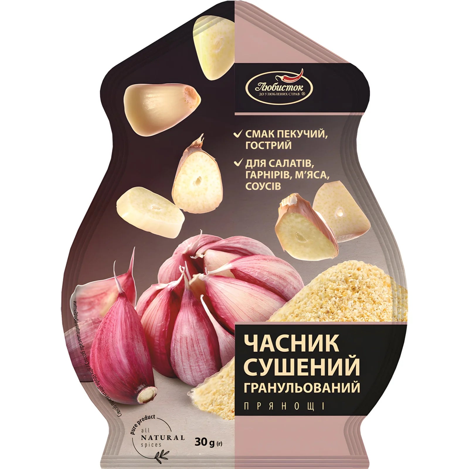 Przyprawa czosnek suszony "Lubystok" 30g