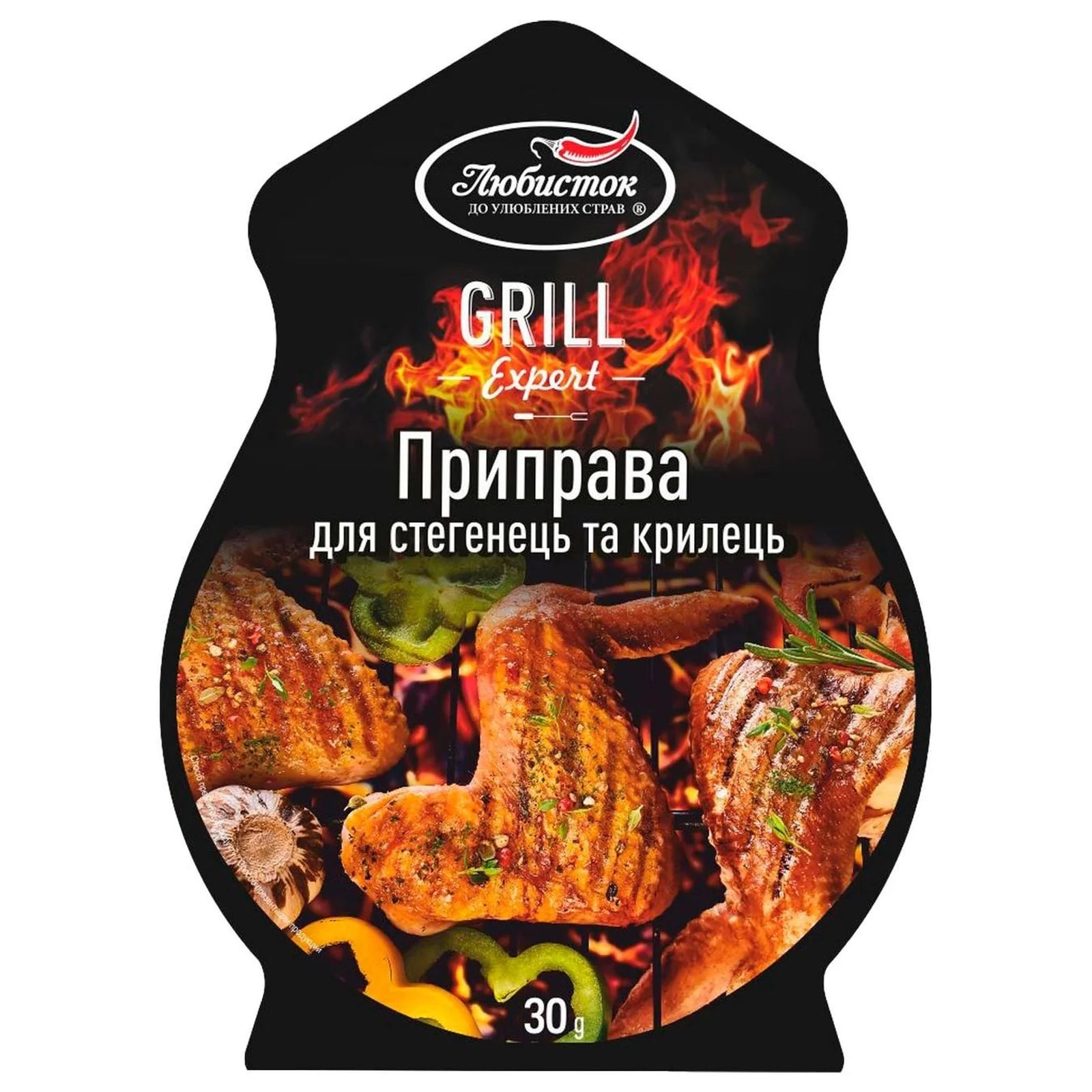 Приправа для стегон та крилець Grill Expert 30 г