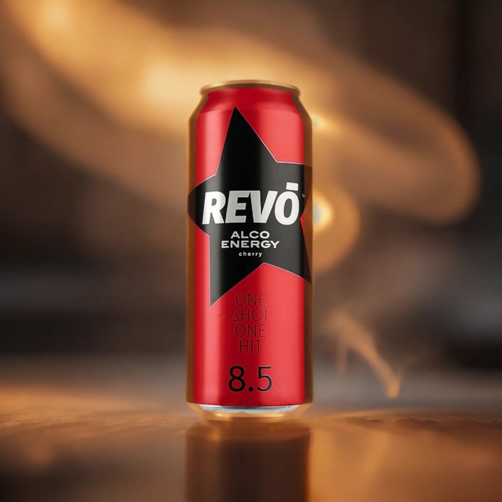 REVO Cherry Енергетичний алкогольний напій 500 мл 8,5% алк БАНКА