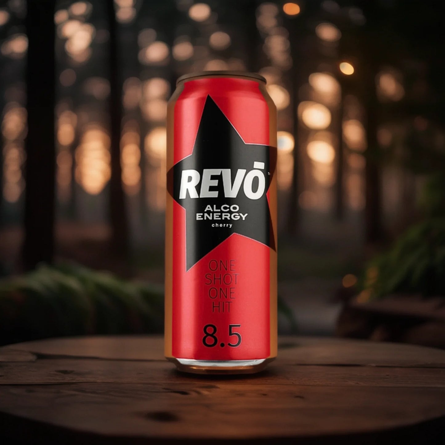 REVO Cherry Енергетичний алкогольний напій 500 мл 8,5% алк БАНКА