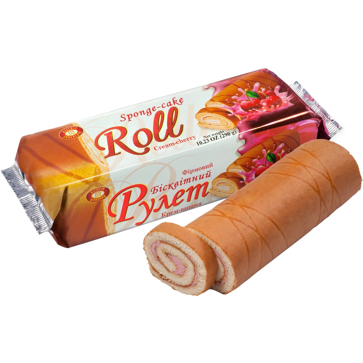 Rolada biszkopt FIRMOWE o smaku kremu wisniowego 290g