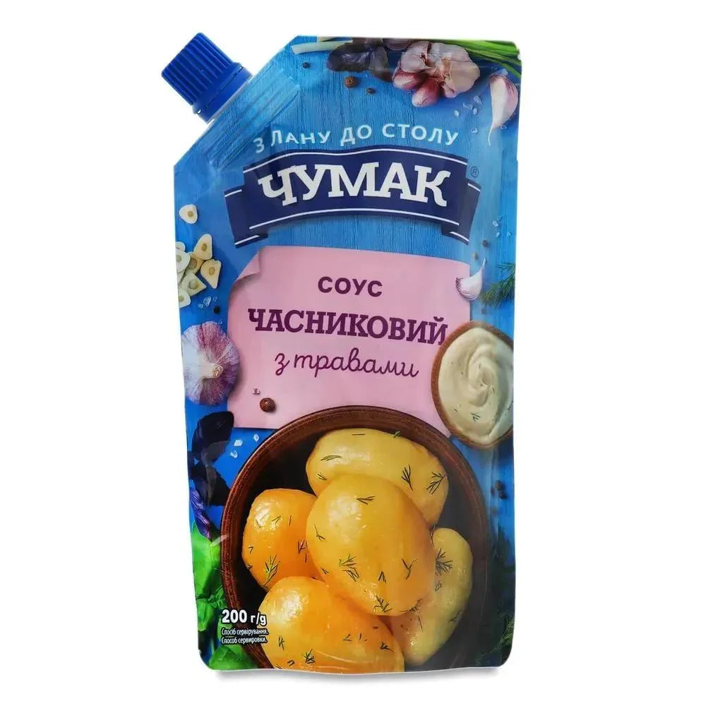 Sos “Czosnykowy’ Chumak 200g - Przetwory warzywne