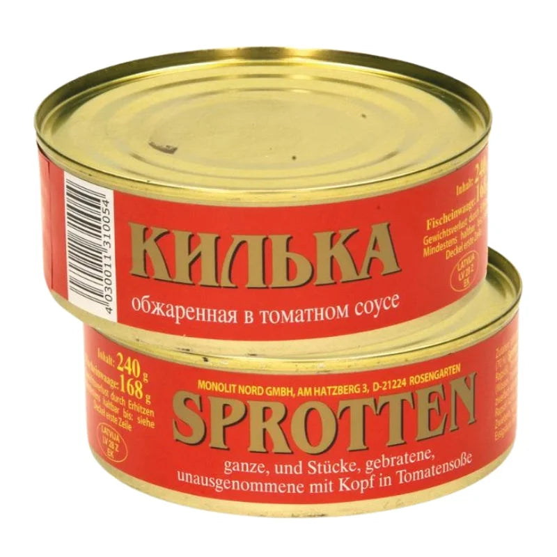 Sprot w pomidorach 240g - Konserwy z ryb