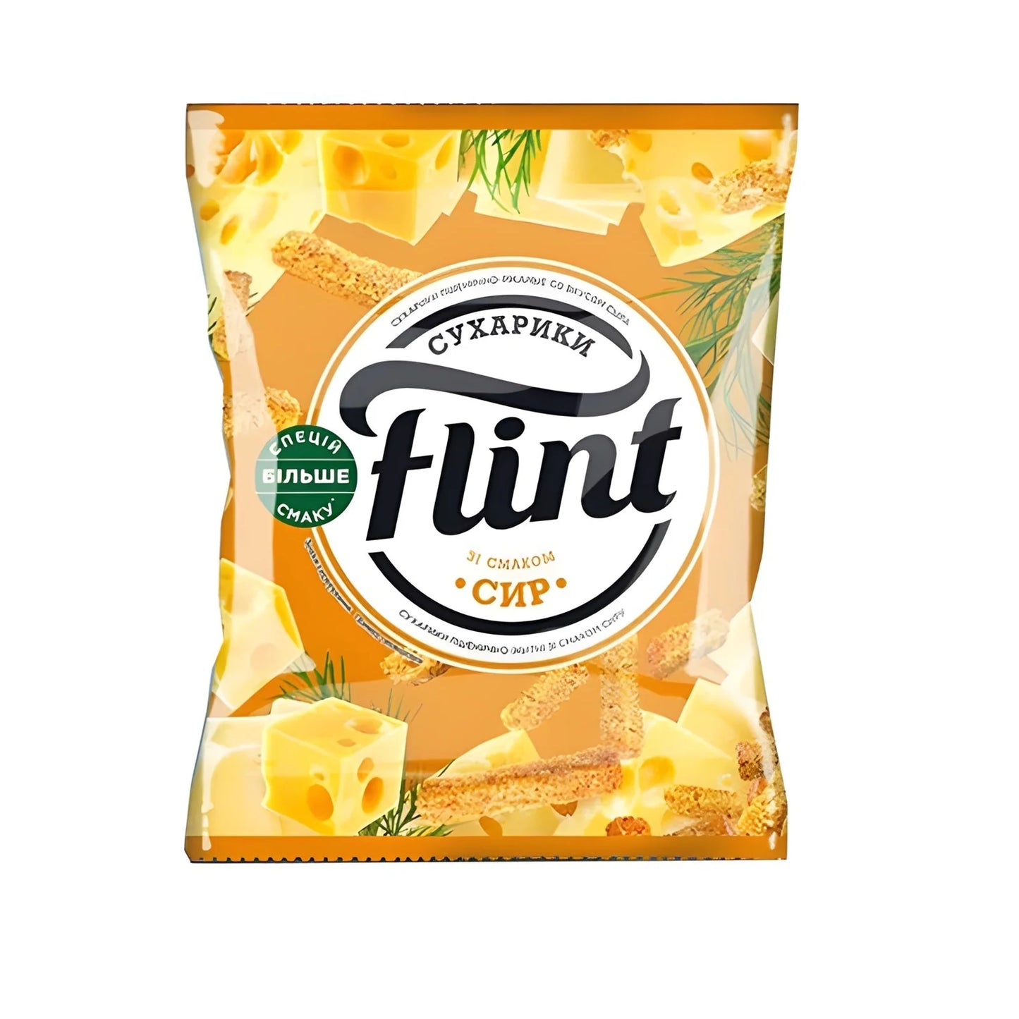 Сухарики "Flint" зі смаком сиру 70 г