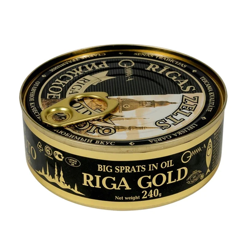 Szprot Riga Gold 240g XXL - Konserwy z ryb