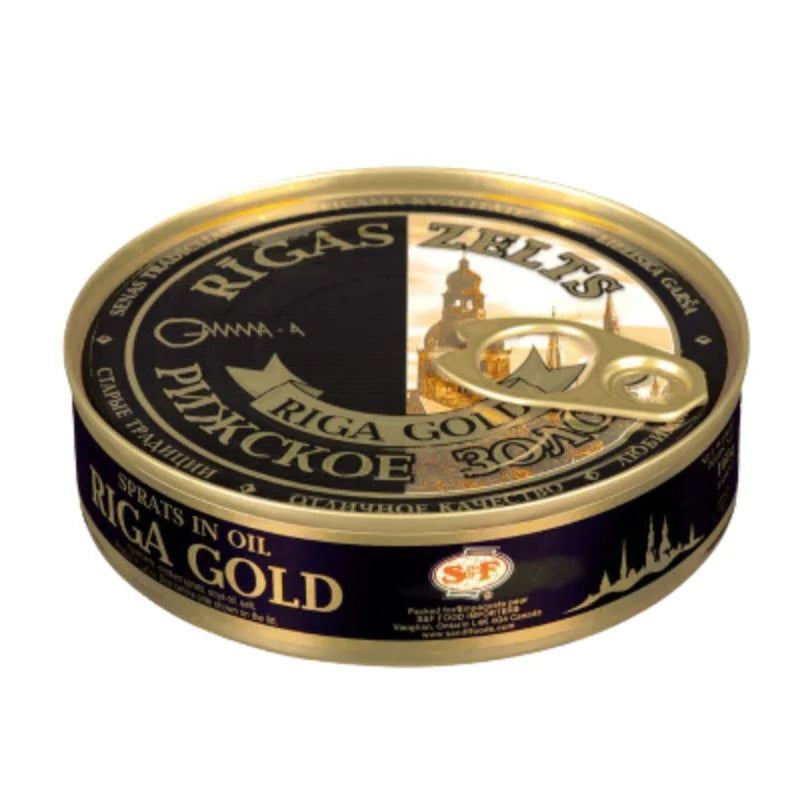 Szprot w oleju RIGA GOLD 160g - Konserwy z ryb