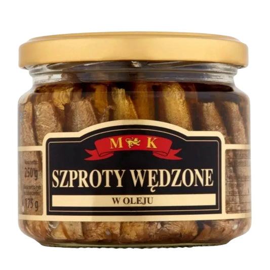 Szprot wędzony w oleju M&K 250g - Konserwy z ryb