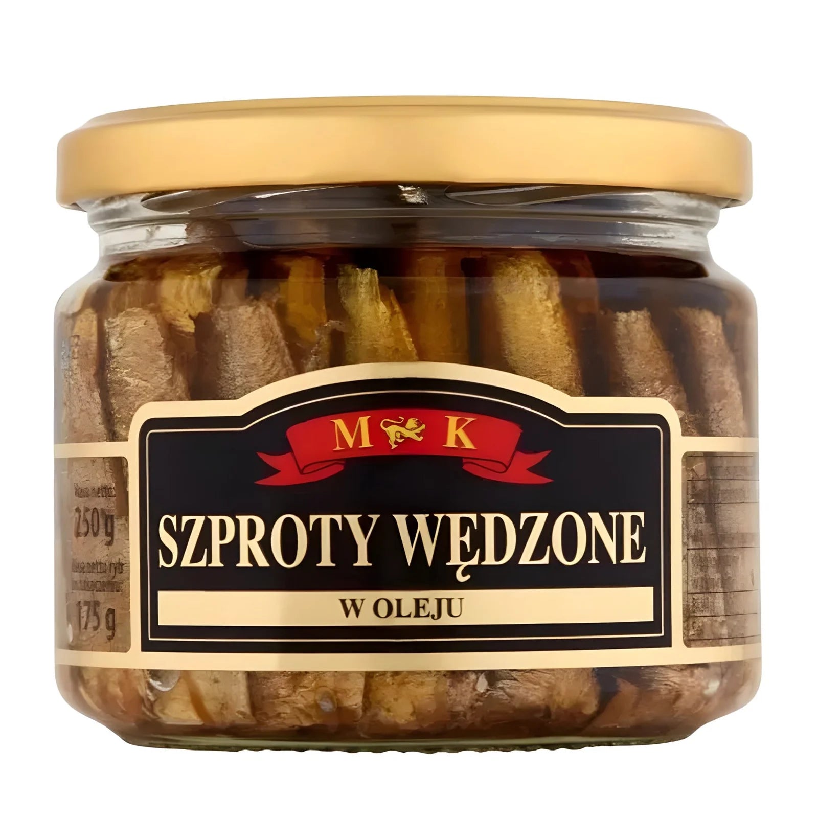 Szprot wędzony w oleju M&K 250g