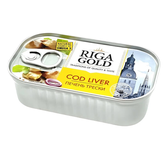 Wątróbki z dorsza Riga Gold 120g