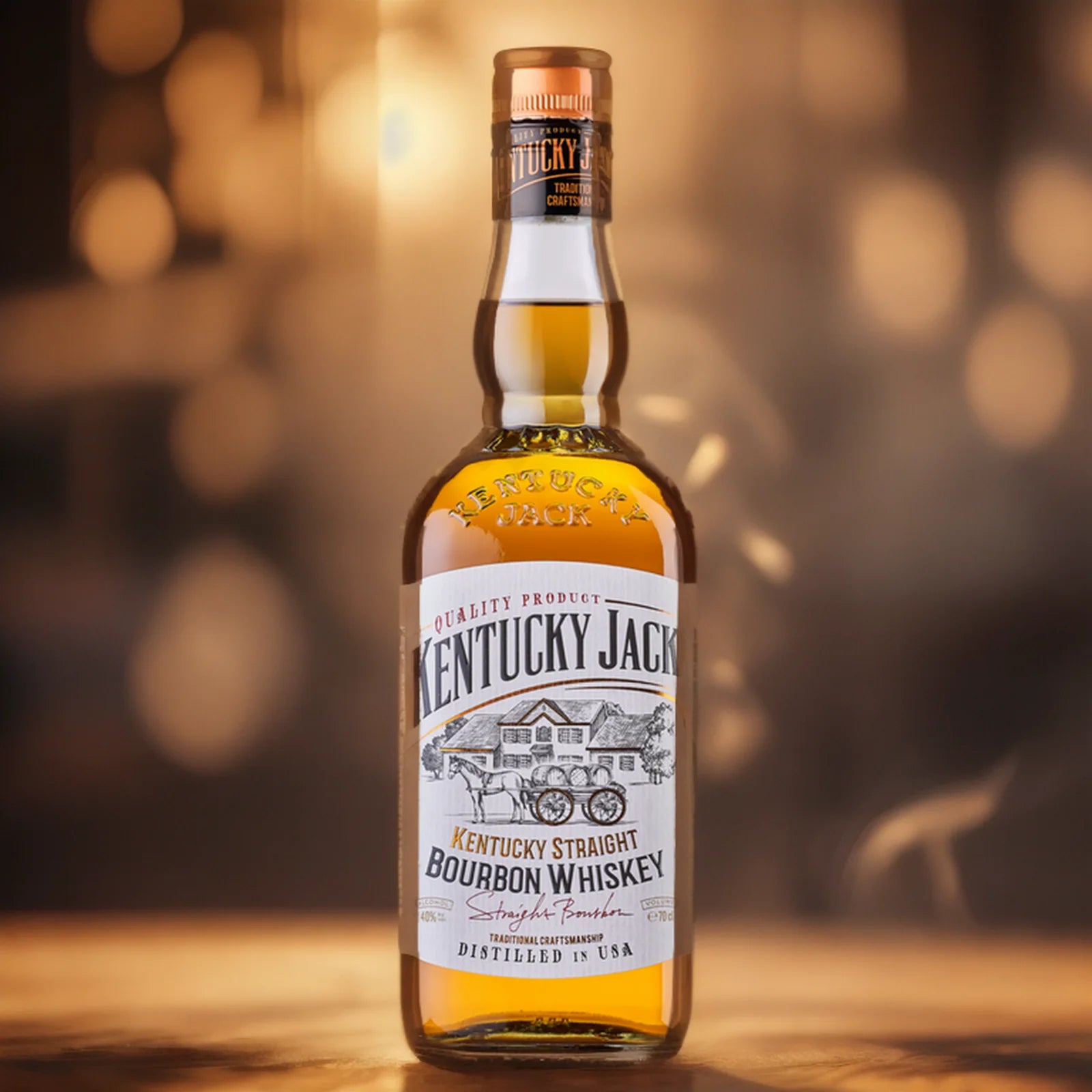 WHISKY KENTUCKY JACK BOURBON - 0,7; 40%