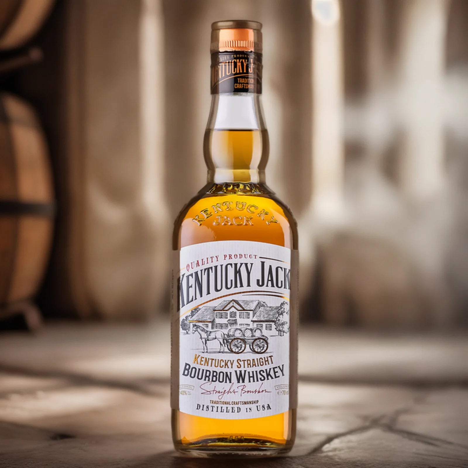 WHISKY KENTUCKY JACK BOURBON - 0,7; 40%