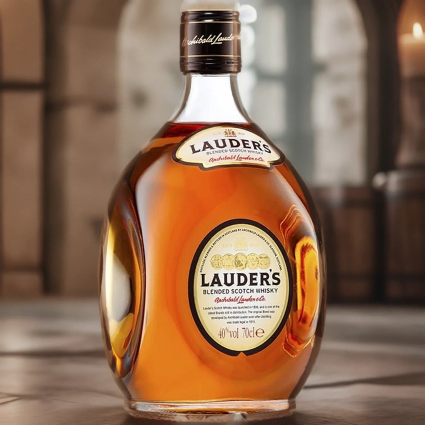 WHISKY LAUDERS BLENDED SCOTCH - 0,7; 40%